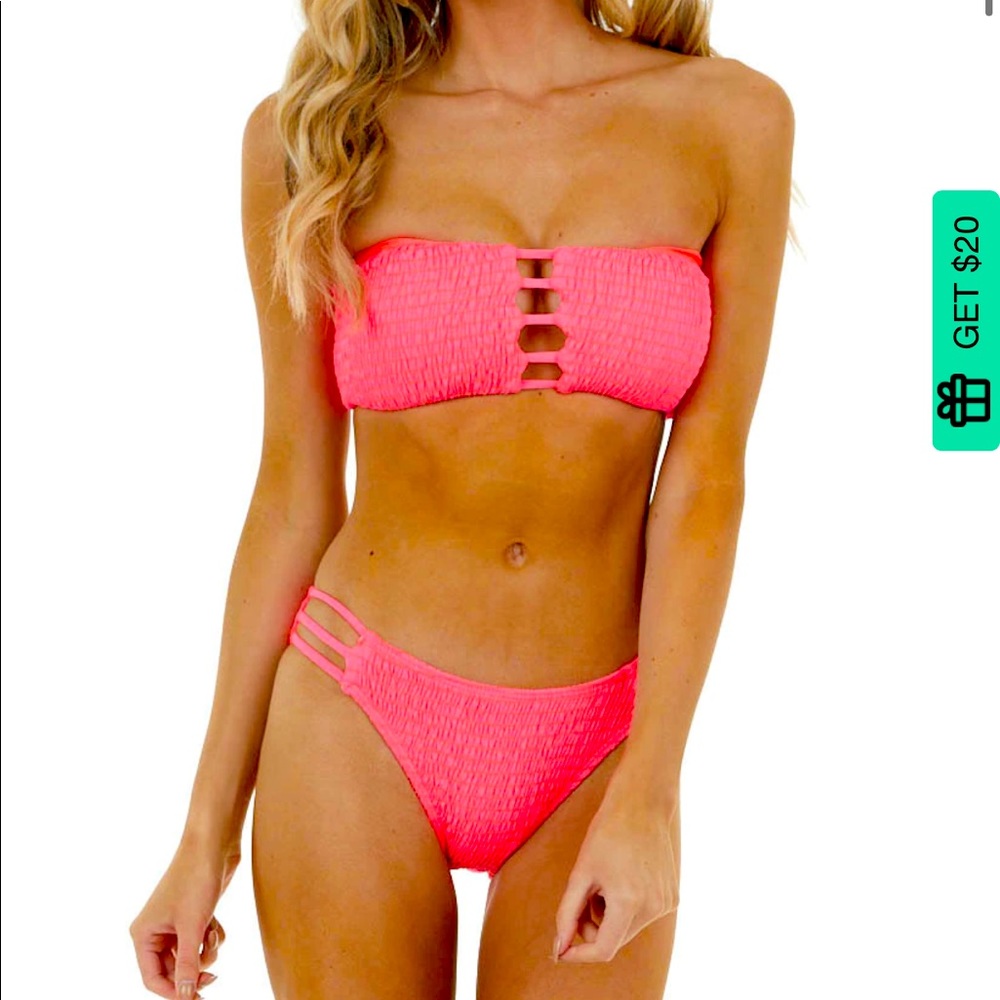 Lime lush bikini set